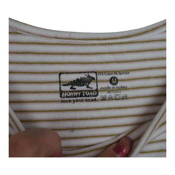Horny Toad Toad&Co Women's XL Striped Tank - Picture 2 of 9
